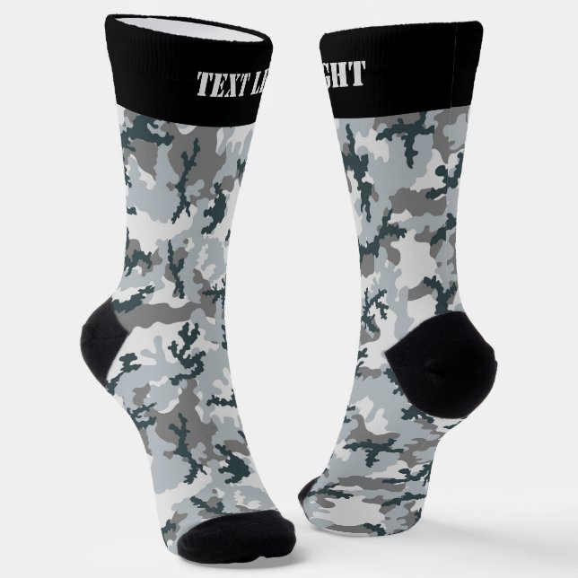 Urban Camouflage Pattern Socken (Gewinkelt)