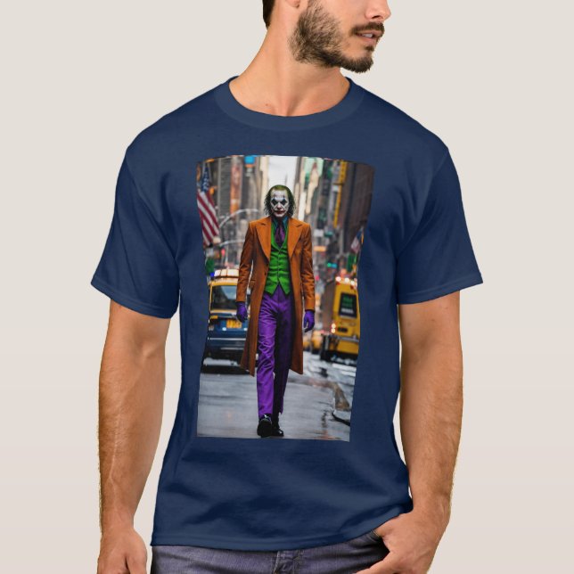 Urban Chaos Der Joker auf den Straßen von New York T-Shirt (Vorderseite)