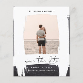 Urban Chic Minimalistisches FOTO Speichern Sie die Flyer