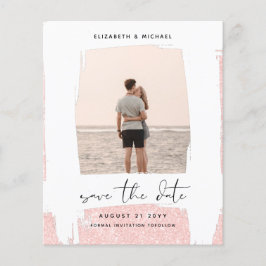 Urban Chic Minimalistisches FOTO Speichern Sie die Flyer