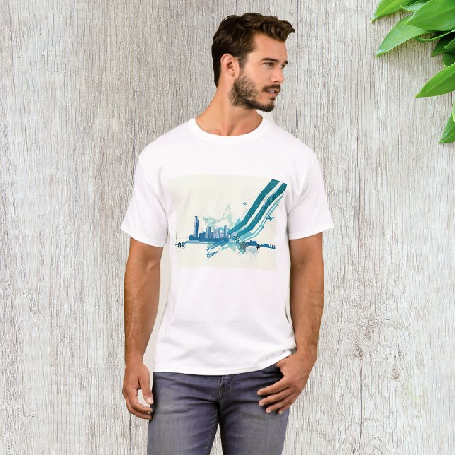 Urban Cityscape Mens T - Shirt (Von Creator hochgeladen)