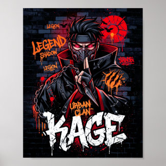Urban Clan Kage Ninja Poster