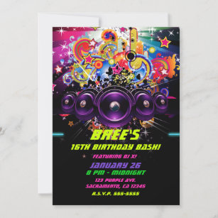 Urban Club Hip Hop DJ Dancing Dance Party Einladung