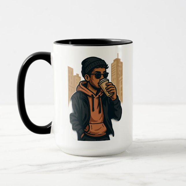 Urban Coffee Vibes - Chill Streetwear & Lifestyle Tasse (Links)