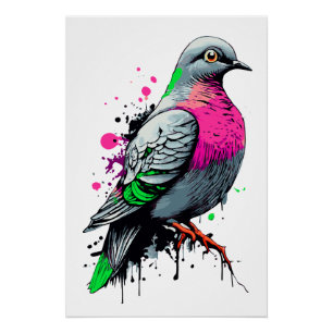Urban Dove - Taubenposter - Hope Dove Poster