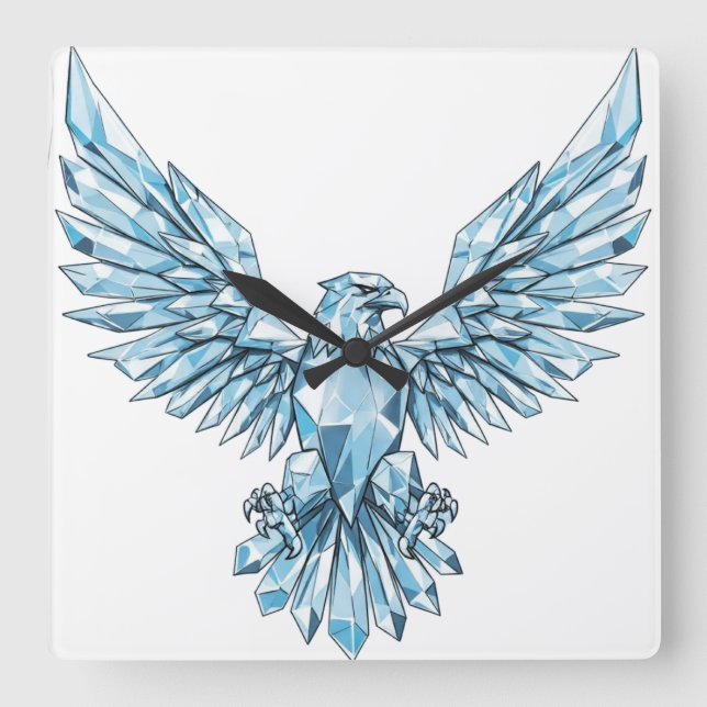 Urban Edge Chronograph Watch Quadratische Wanduhr (Vorderseite)