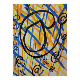 Urban Edgy Abstract Graffiti Poster | @ Tags