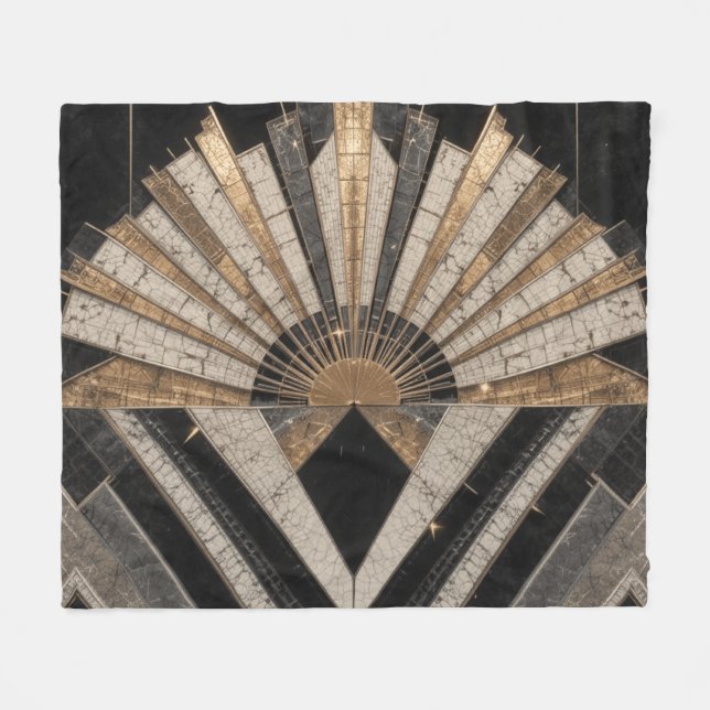 Urban Elegance Fleece Blanket (Vorderseite (Horizontal))