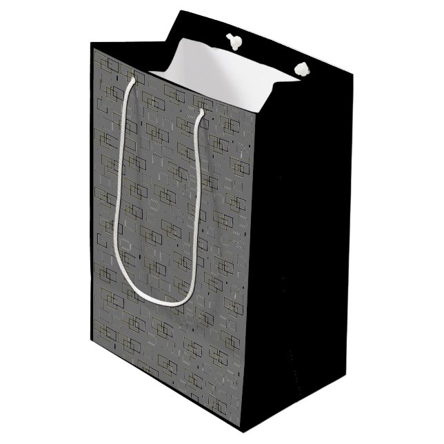 Urban Elegance Mittlere Geschenktüte (Vorderseite Schrägansicht)