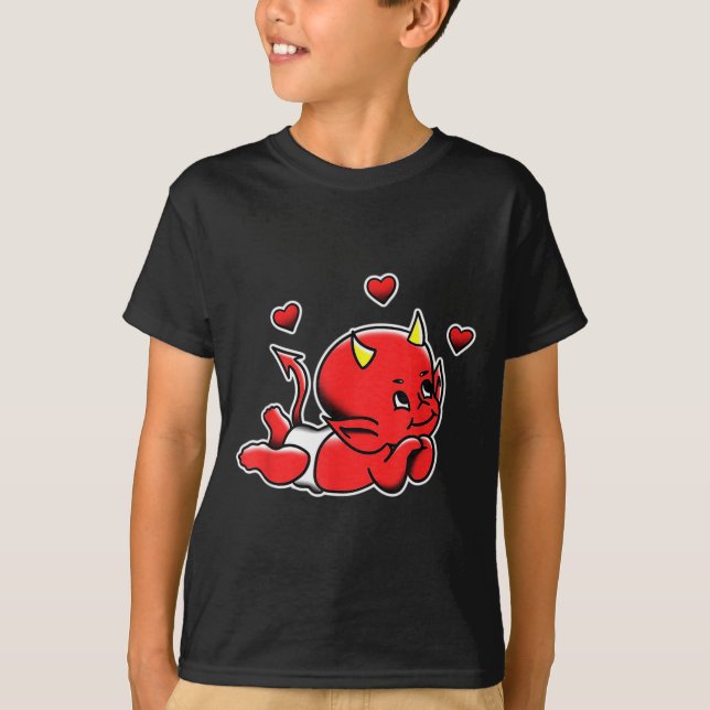 Urban Empyre Kewe Baby Cud Devil Demon Love , Smal T-Shirt (Vorderseite)