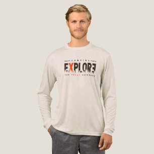 Urban Explorer (Leichtmodus) Herren Langarm Tri-Blend Shirt
