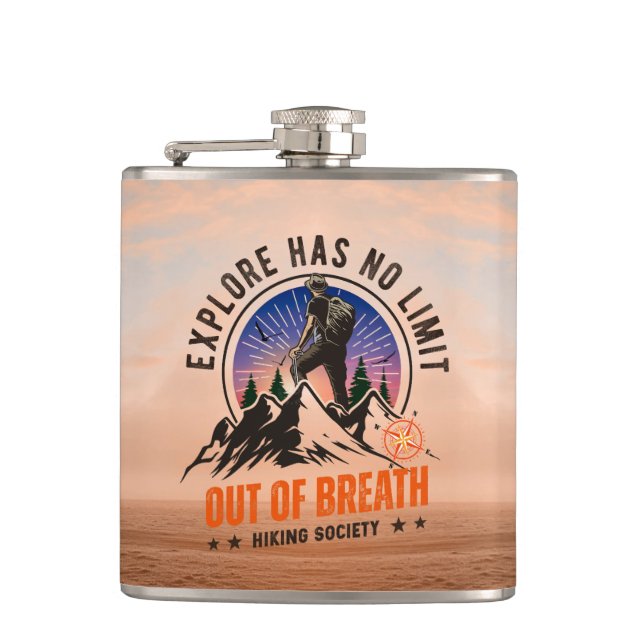 Urban Explorer | Vinyl Wrapped Flask Flachmann (Vorderseite)