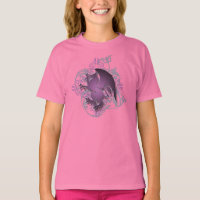 Urban Fantasy Plum Griffin Grunge Kids T - Shirt