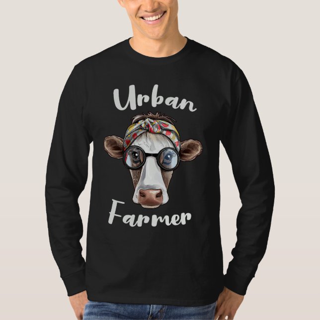 Urban Farmer for Urban Farming with Homestead Gard T-Shirt (Vorderseite)