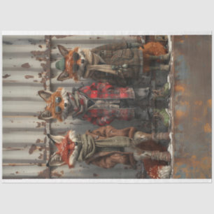 Urban Foxtrot Rebels Bad Boy Vibe Decoupage Seidenpapier