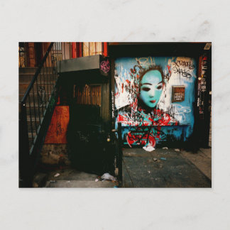 Urban Fragments - Street Art - New York City Postkarte