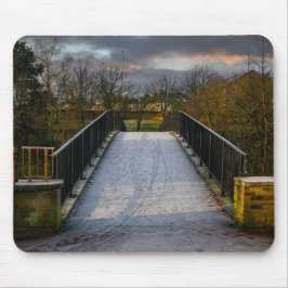 Urban Frosty Footbridge, Bradford Mousepad