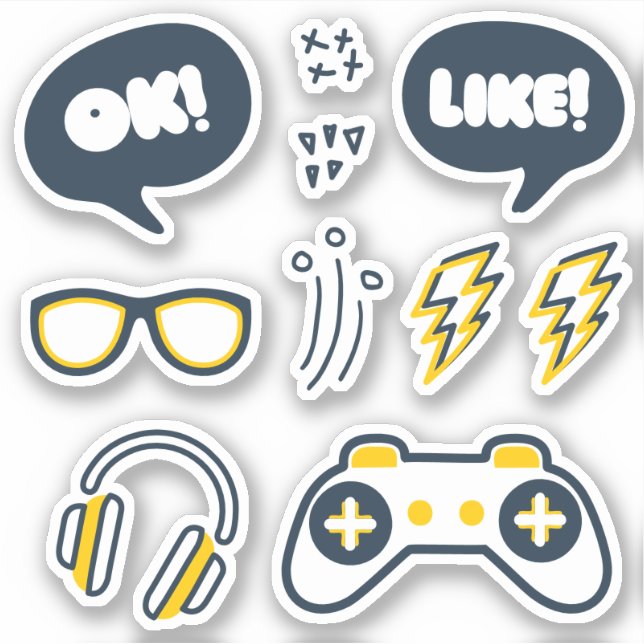 Urban Gamer Stickers Aufkleber (Vorderseite)