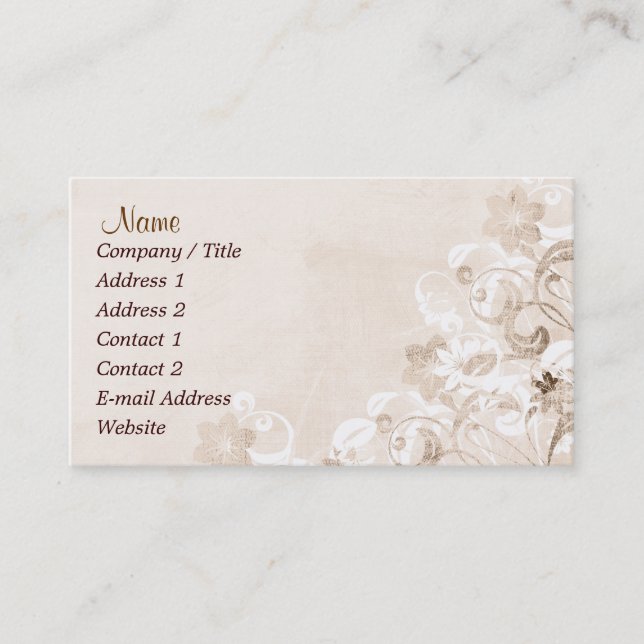 Urban Garden Business Card Visitenkarte (Vorderseite)