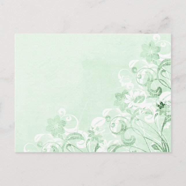 Urban Garden Pastell Postcard Postkarte (Vorderseite)