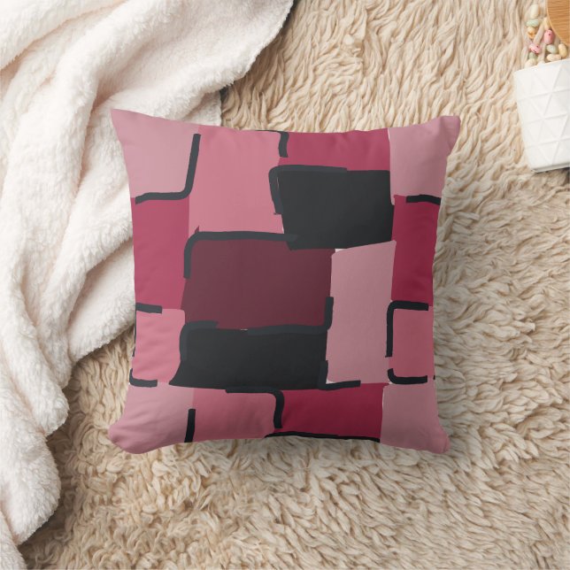 Urban Geo | Blush Muted | Hero Pattern Kissen (Decke)
