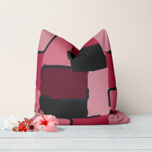 Urban Geo Blush Muted Hero Pattern Kissen