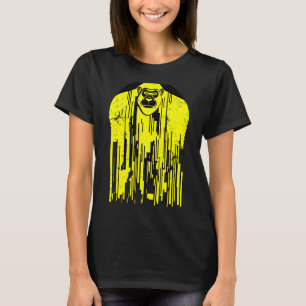 Urban Gorilla Ape Monkey Black & Yellow Abstrakt G T-Shirt