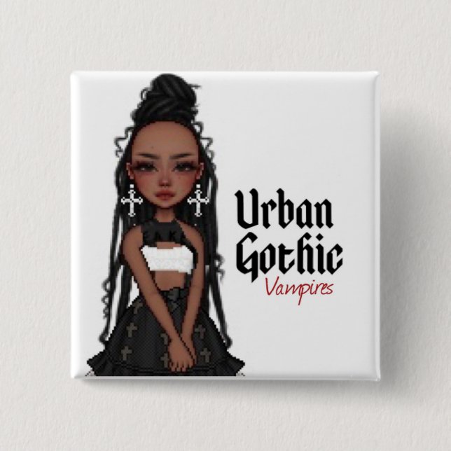 Urban Gothic Vampires Button 1 (Vorderseite)