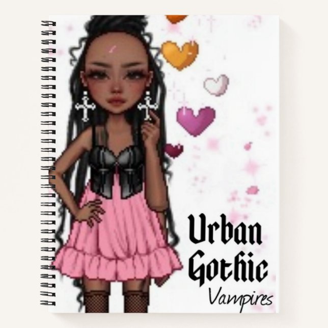 Urban Gothic Vampires-Notebook 2 Notizbuch (Vorderseite)