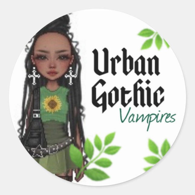 Urban Gothic Vampires Stickers 8 (Vorderseite)
