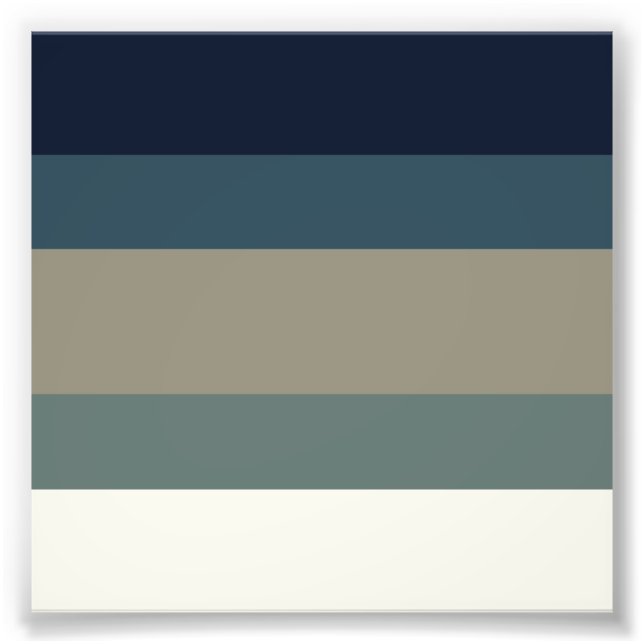 Urban Gradient Modern Fotodruck (Vorne)