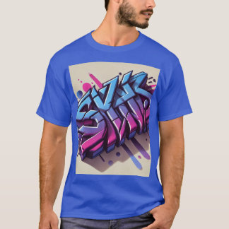 Urban Graffiti 3D Tropfen T - Shirt Design