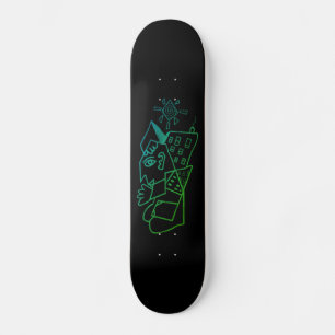 Urban Graffiti Abstrakt Cityscape Skateboard