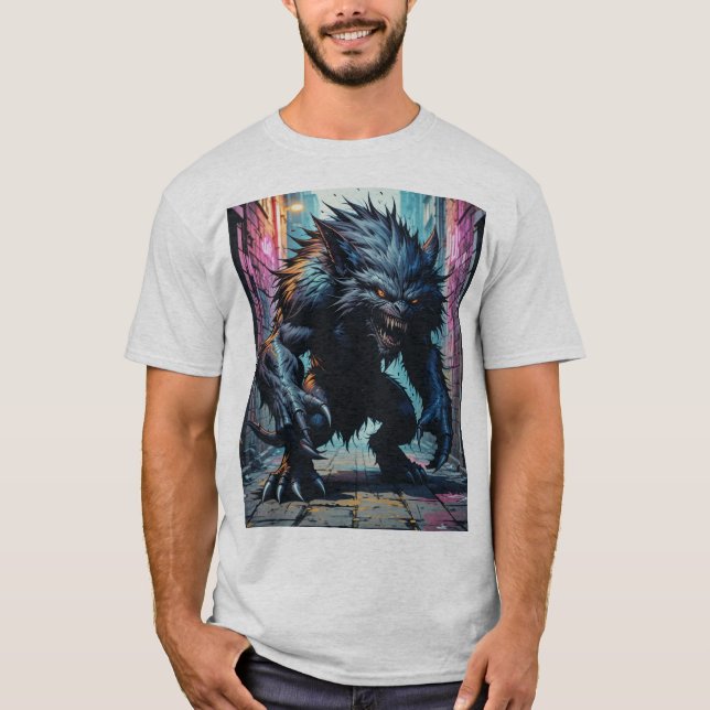Urban Graffiti Beast T-Shirt (Vorderseite)