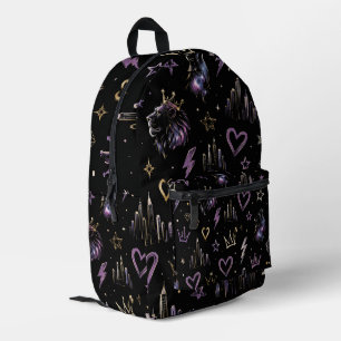 Urban Graffiti Cosmic Kritzelei Bedruckter Rucksack