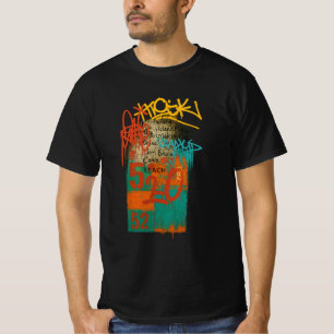 Urban Graffiti Fusion T-Shirt