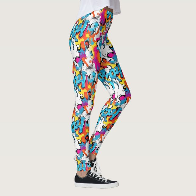 Urban Graffiti Leggings (Rechts)