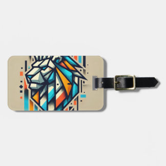 Urban Graffiti Lion Luggage Tag Gepäckanhänger