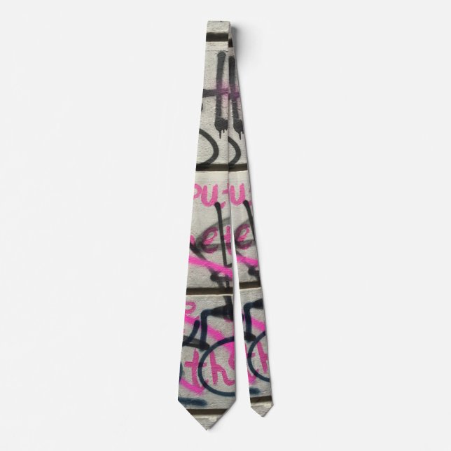 Urban Graffiti Neck Tie Krawatte (Vorderseite)