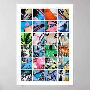 Urban Graffiti / Street Art Large Poster