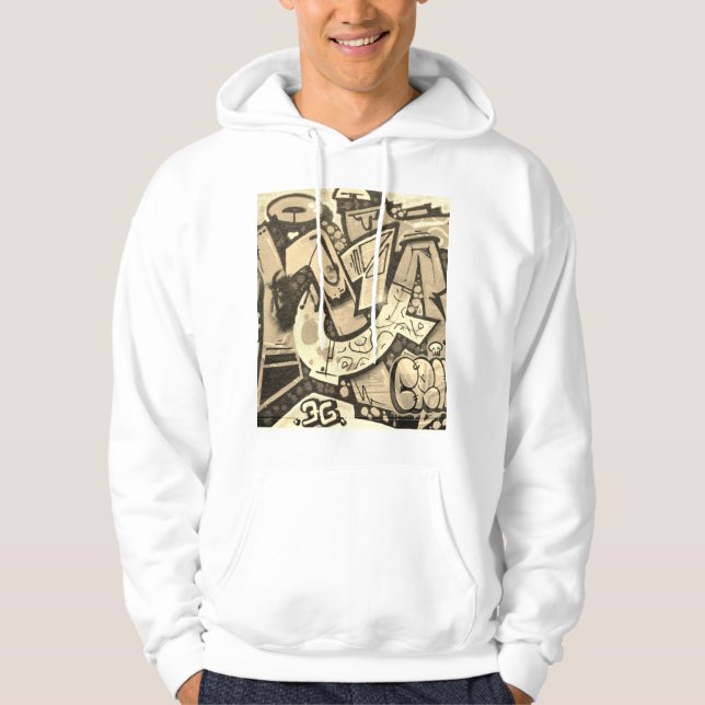 Urban Graffiti Street Art Style hoodie (Vorderseite)