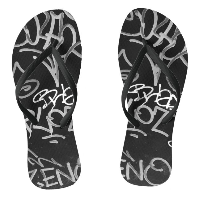 Urban Graffiti Style Flip Flops (Fußbett)