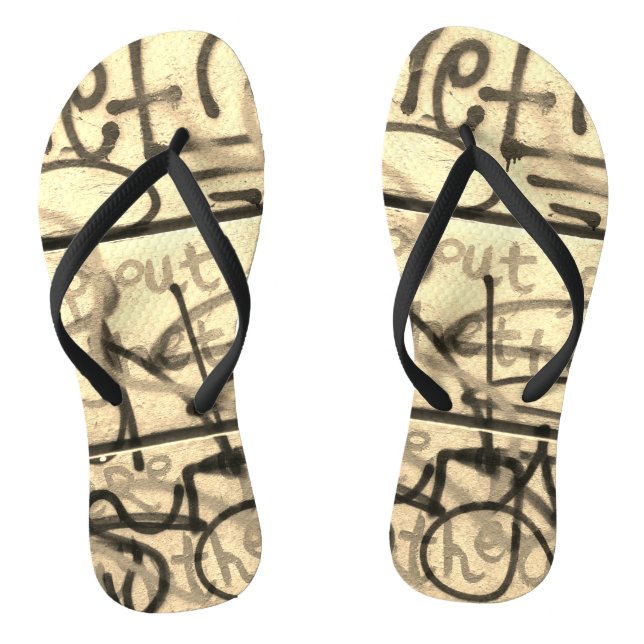Urban Graffiti Style Flip Flops (Fußbett)