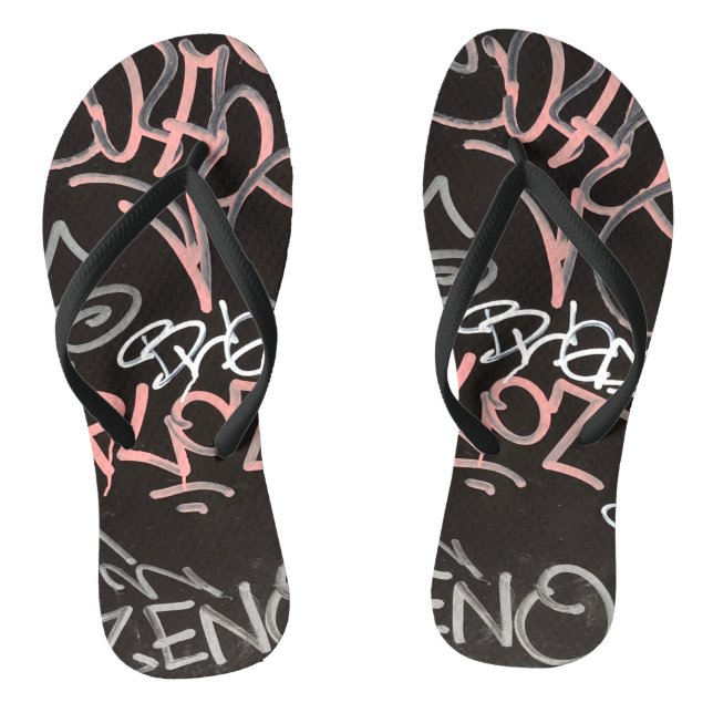 Urban Graffiti Style Flip Flops (Fußbett)