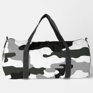 Urban Grey Camouflage Nr. 15 Print Duffle Bag