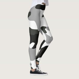 Urban Grey Camouflage Nr. 15 Print Leggings