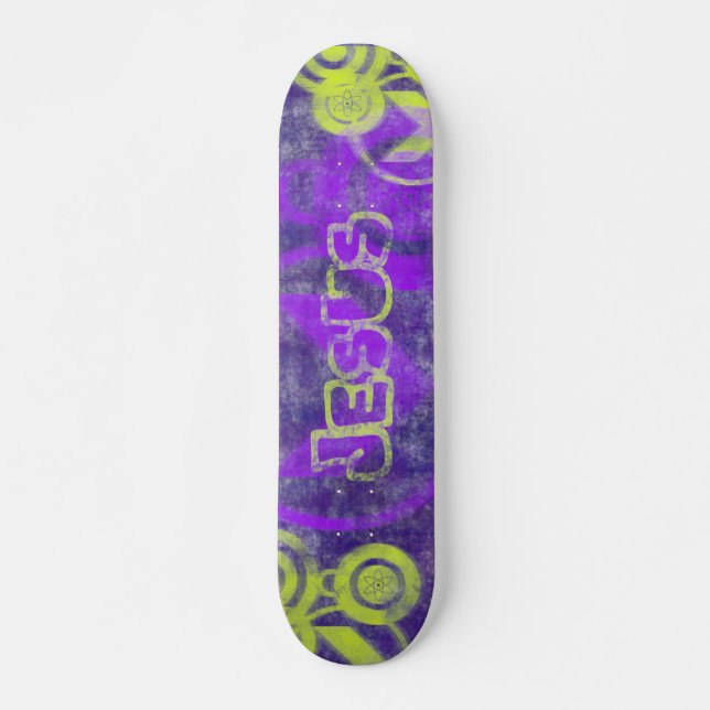 Urban Grunge Jesus Christlich Skateboard (Vorne)