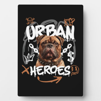 Urban Heroes Dog Fotoplatte
