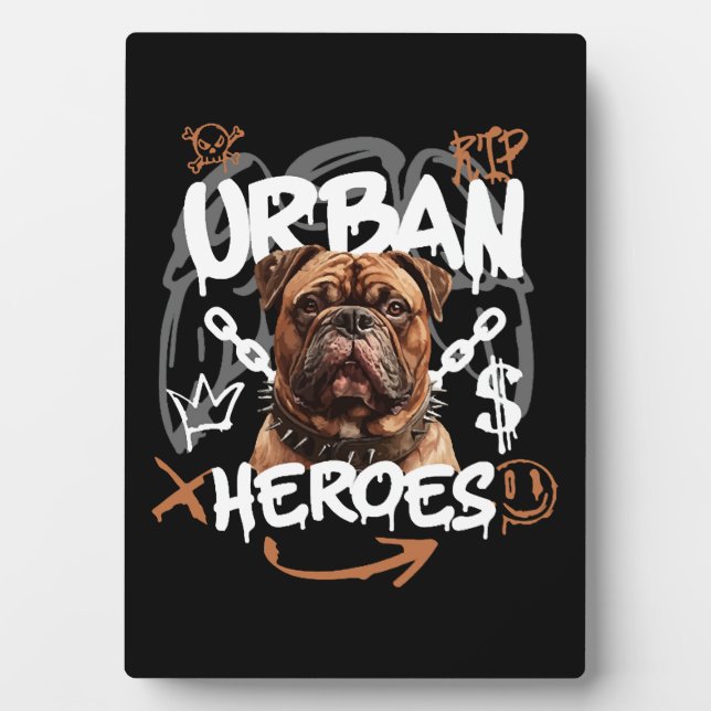 Urban Heroes Dog Fotoplatte (Vorderseite)