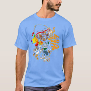 Urban Hip Hop Graffiti Art Grafik T-Shirt
